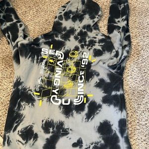 Tye dye Dutch Bros hoodie